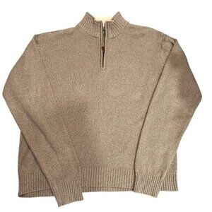 Oscar de la Renta men Sherpa collared sweater size XL